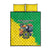 Brazil Coat Of Arms Quilt Bed Set With Flag Style - Wonder Print Shop