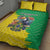 Brazil Coat Of Arms Quilt Bed Set With Flag Style - Wonder Print Shop
