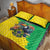 Brazil Coat Of Arms Quilt Bed Set With Flag Style - Wonder Print Shop