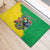 Brazil Coat Of Arms Rubber Doormat With Flag Style - Wonder Print Shop