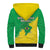 Brazil Coat Of Arms Sherpa Hoodie With Flag Style - Wonder Print Shop