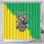 Brazil Coat Of Arms Shower Curtain With Flag Style