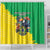 Brazil Coat Of Arms Shower Curtain With Flag Style