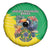 Brazil Coat Of Arms Spare Tire Cover With Flag Style - Wonder Print Shop