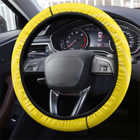Brazil Coat Of Arms Steering Wheel Cover With Flag Style - Wonder Print Shop