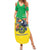 Brazil Coat Of Arms Summer Maxi Dress With Flag Style - Wonder Print Shop