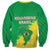 Brazil Coat Of Arms Sweatshirt With Flag Style - Wonder Print Shop