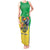 Brazil Coat Of Arms Tank Maxi Dress With Flag Style - Wonder Print Shop