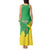 Brazil Coat Of Arms Tank Maxi Dress With Flag Style - Wonder Print Shop