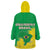 Brazil Coat Of Arms Wearable Blanket Hoodie With Flag Style - Wonder Print Shop
