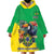 Brazil Coat Of Arms Wearable Blanket Hoodie With Flag Style - Wonder Print Shop