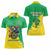 Brazil Coat Of Arms Women Polo Shirt With Flag Style - Wonder Print Shop