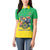 Brazil Coat Of Arms Women Polo Shirt With Flag Style - Wonder Print Shop