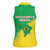 Brazil Coat Of Arms Women Sleeveless Polo Shirt With Flag Style - Wonder Print Shop