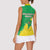 Brazil Coat Of Arms Women Sleeveless Polo Shirt With Flag Style - Wonder Print Shop
