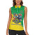 Brazil Coat Of Arms Women Sleeveless Polo Shirt With Flag Style - Wonder Print Shop