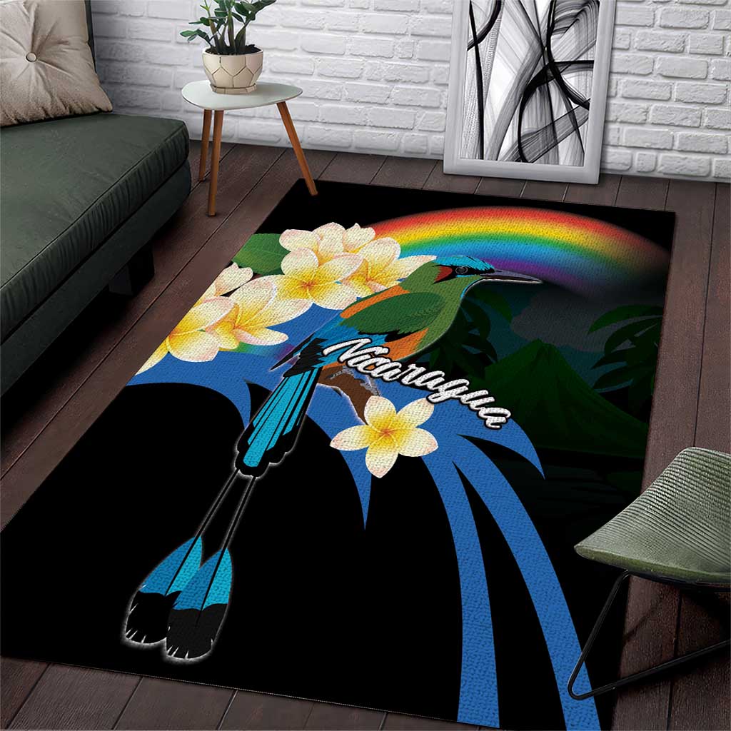 Nicaragua Independence Day Area Rug En Dios confiamos - Wonder Print Shop