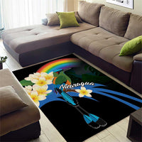 Nicaragua Independence Day Area Rug En Dios confiamos - Wonder Print Shop