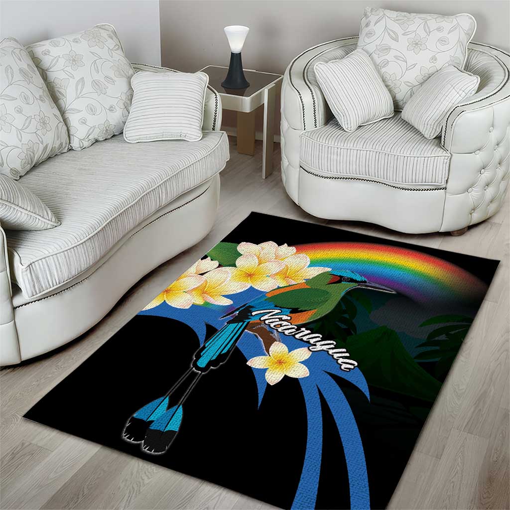 Nicaragua Independence Day Area Rug En Dios confiamos - Wonder Print Shop