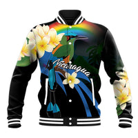 Nicaragua Independence Day Baseball Jacket En Dios confiamos - Wonder Print Shop