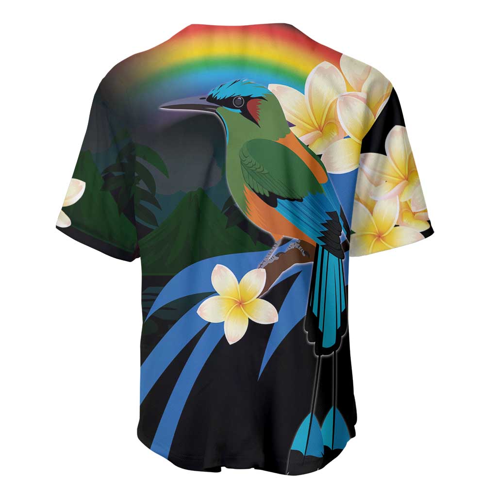 Nicaragua Independence Day Baseball Jersey En Dios confiamos - Wonder Print Shop