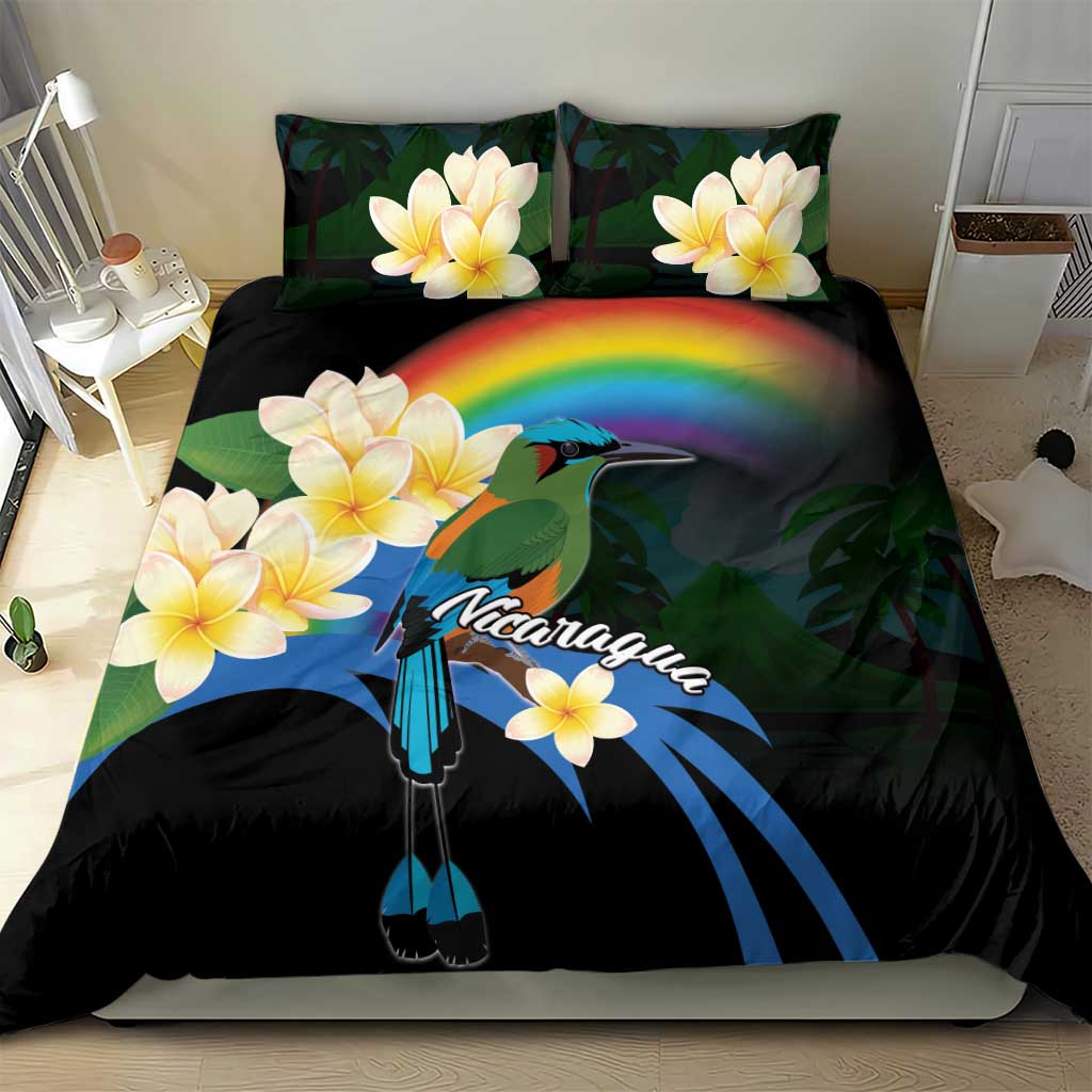 Nicaragua Independence Day Bedding Set En Dios confiamos - Wonder Print Shop