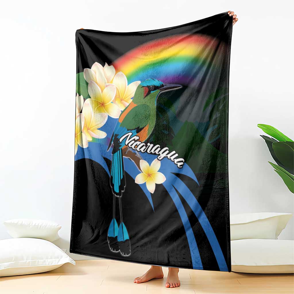 Nicaragua Independence Day Blanket En Dios confiamos - Wonder Print Shop
