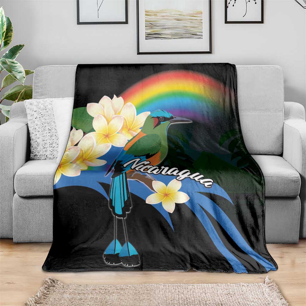 Nicaragua Independence Day Blanket En Dios confiamos - Wonder Print Shop