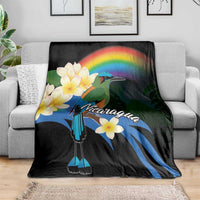 Nicaragua Independence Day Blanket En Dios confiamos - Wonder Print Shop