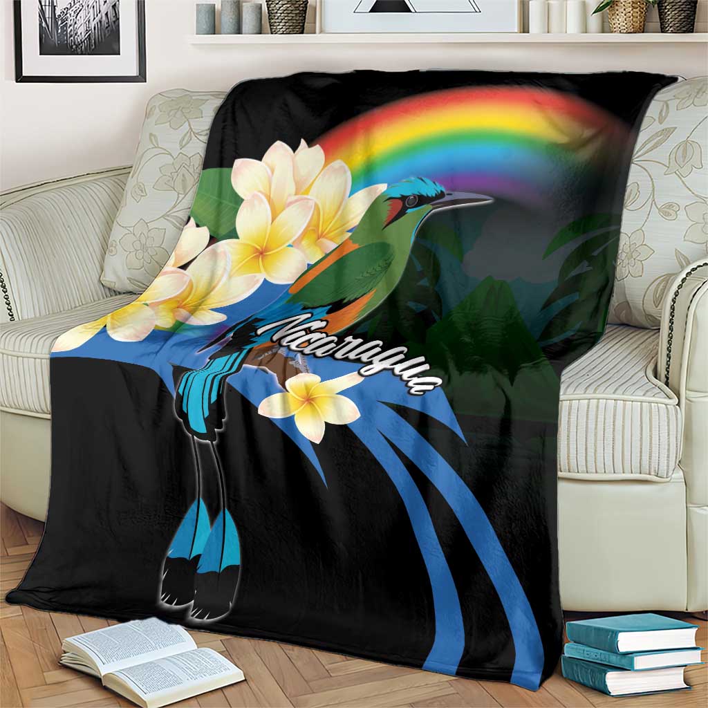 Nicaragua Independence Day Blanket En Dios confiamos - Wonder Print Shop