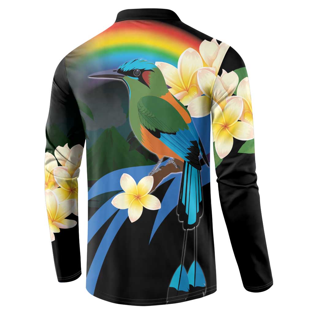 Nicaragua Independence Day Button Sweatshirt En Dios confiamos - Wonder Print Shop