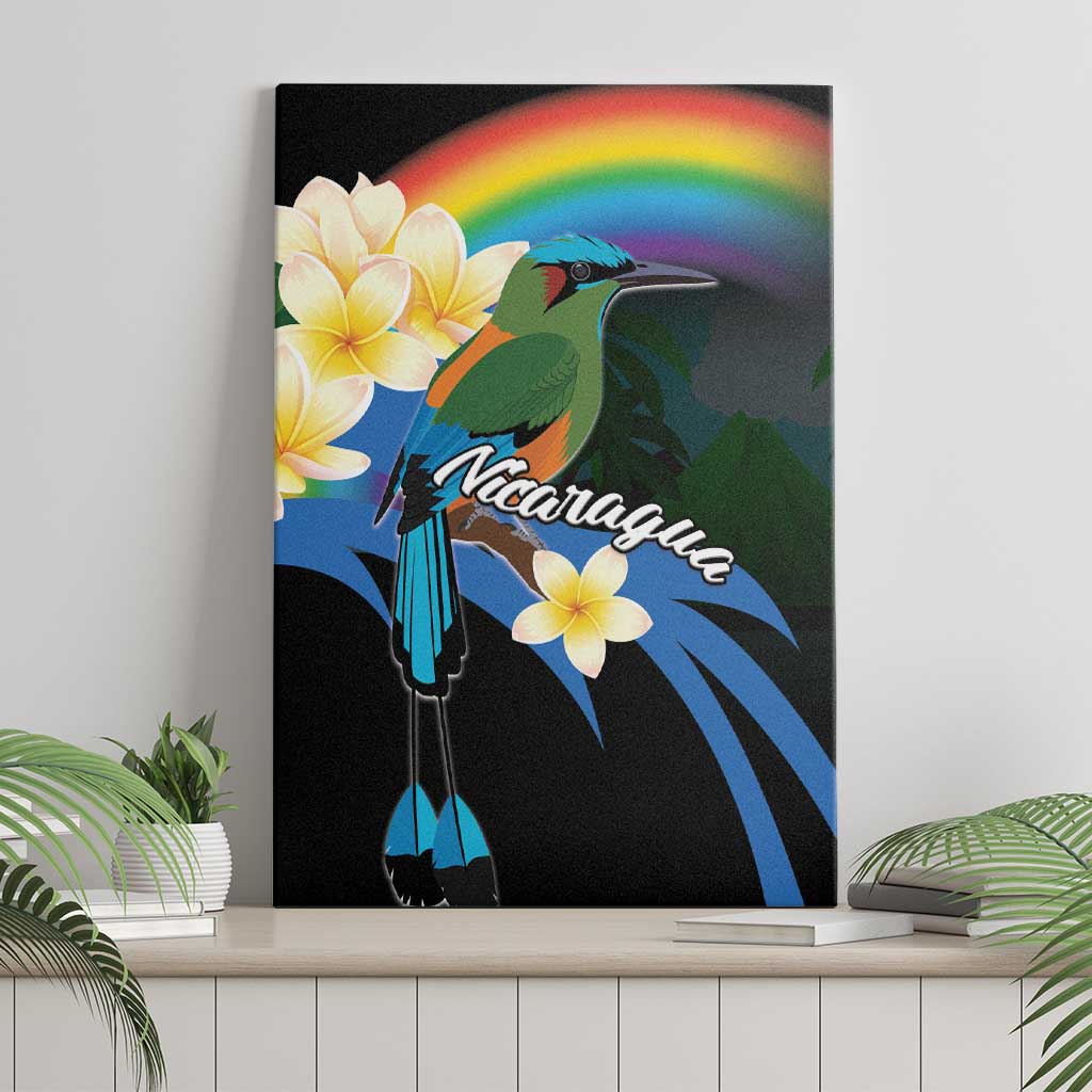 Nicaragua Independence Day Canvas Wall Art En Dios confiamos - Wonder Print Shop