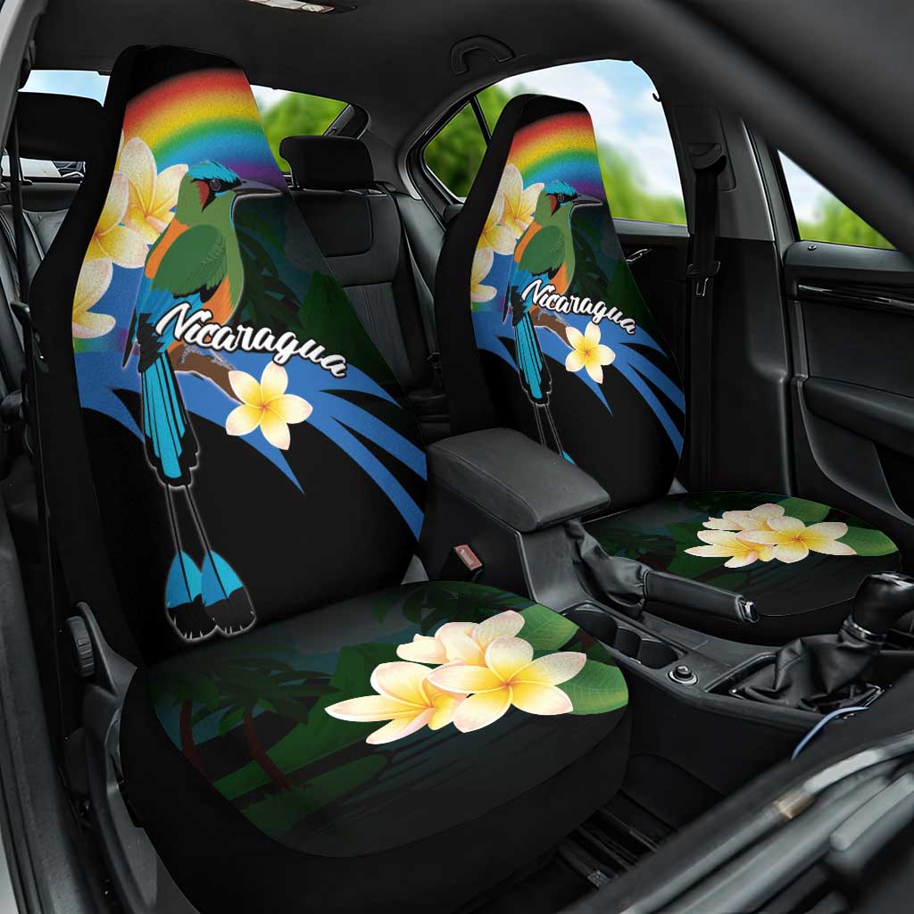 Nicaragua Independence Day Car Seat Cover En Dios confiamos - Wonder Print Shop