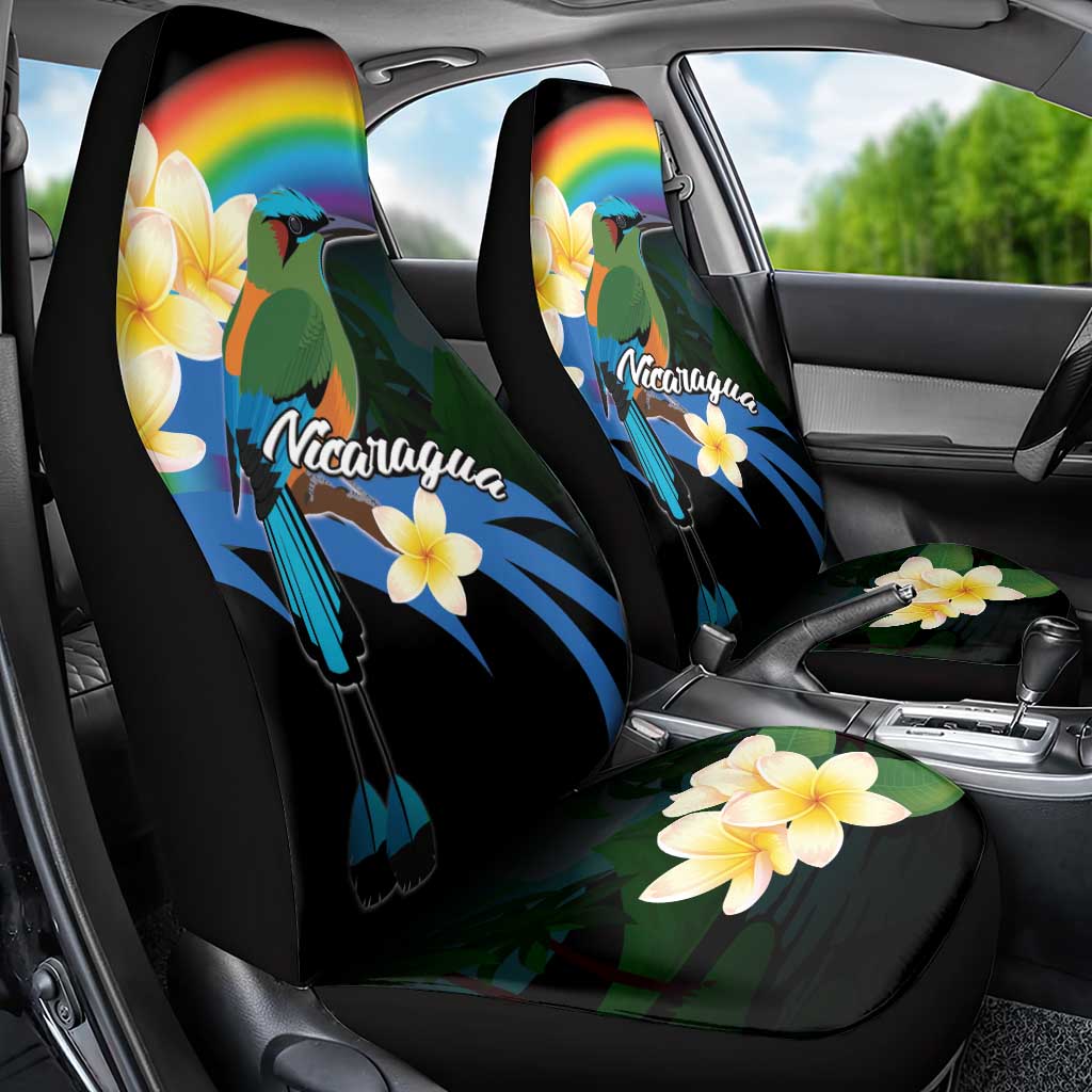 Nicaragua Independence Day Car Seat Cover En Dios confiamos - Wonder Print Shop