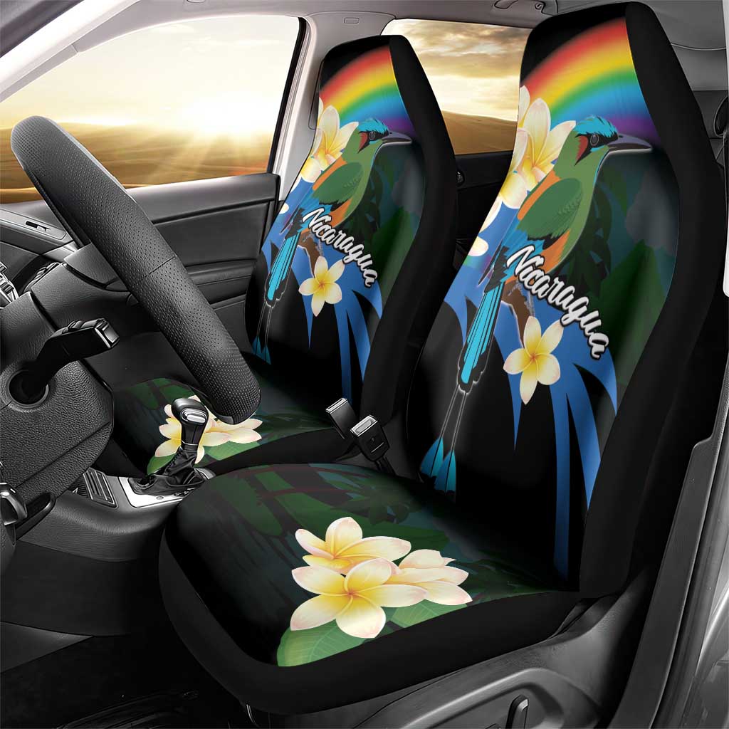Nicaragua Independence Day Car Seat Cover En Dios confiamos - Wonder Print Shop