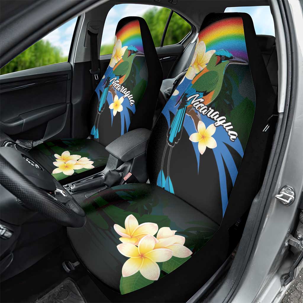Nicaragua Independence Day Car Seat Cover En Dios confiamos - Wonder Print Shop