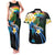Nicaragua Independence Day Couples Matching Tank Maxi Dress and Hawaiian Shirt En Dios confiamos - Wonder Print Shop