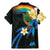 Nicaragua Independence Day Family Matching Mermaid Dress and Hawaiian Shirt En Dios confiamos - Wonder Print Shop