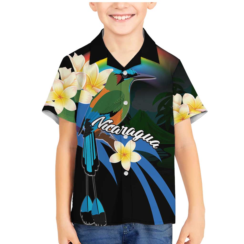 Nicaragua Independence Day Family Matching Mermaid Dress and Hawaiian Shirt En Dios confiamos - Wonder Print Shop
