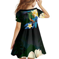 Nicaragua Independence Day Family Matching Off Shoulder Maxi Dress and Hawaiian Shirt En Dios confiamos - Wonder Print Shop