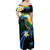 Nicaragua Independence Day Family Matching Off Shoulder Maxi Dress and Hawaiian Shirt En Dios confiamos - Wonder Print Shop