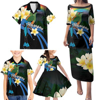 Nicaragua Independence Day Family Matching Puletasi and Hawaiian Shirt En Dios confiamos - Wonder Print Shop