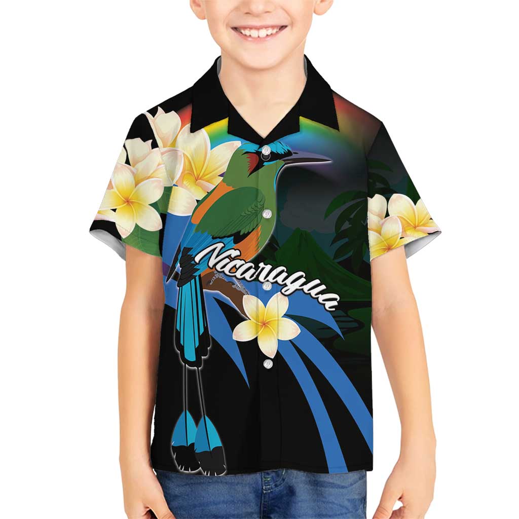 Nicaragua Independence Day Family Matching Puletasi and Hawaiian Shirt En Dios confiamos - Wonder Print Shop