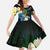 Nicaragua Independence Day Family Matching Short Sleeve Bodycon Dress and Hawaiian Shirt En Dios confiamos - Wonder Print Shop