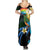 Nicaragua Independence Day Family Matching Summer Maxi Dress and Hawaiian Shirt En Dios confiamos - Wonder Print Shop