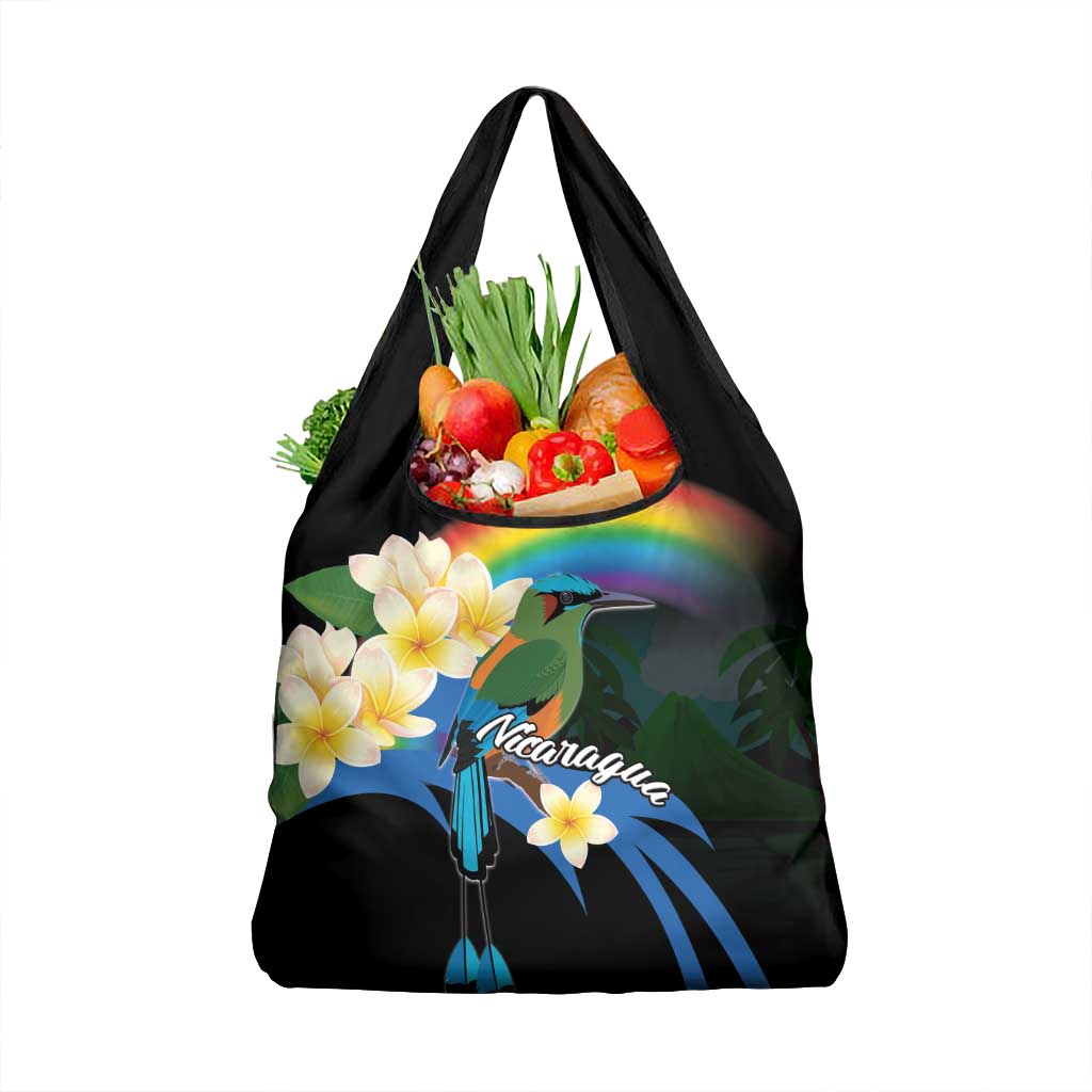 Nicaragua Independence Day Grocery Bag En Dios confiamos - Wonder Print Shop