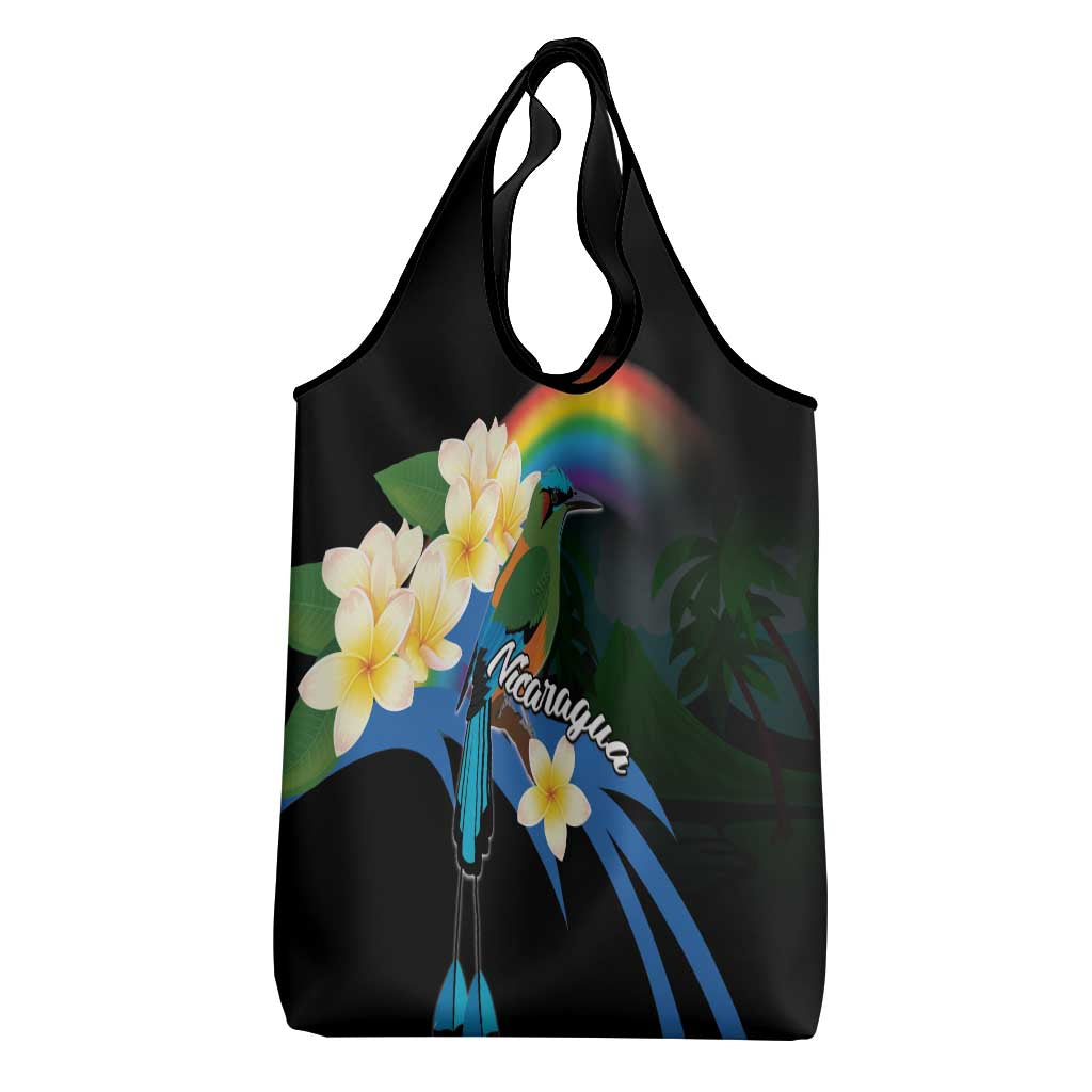 Nicaragua Independence Day Grocery Bag En Dios confiamos - Wonder Print Shop