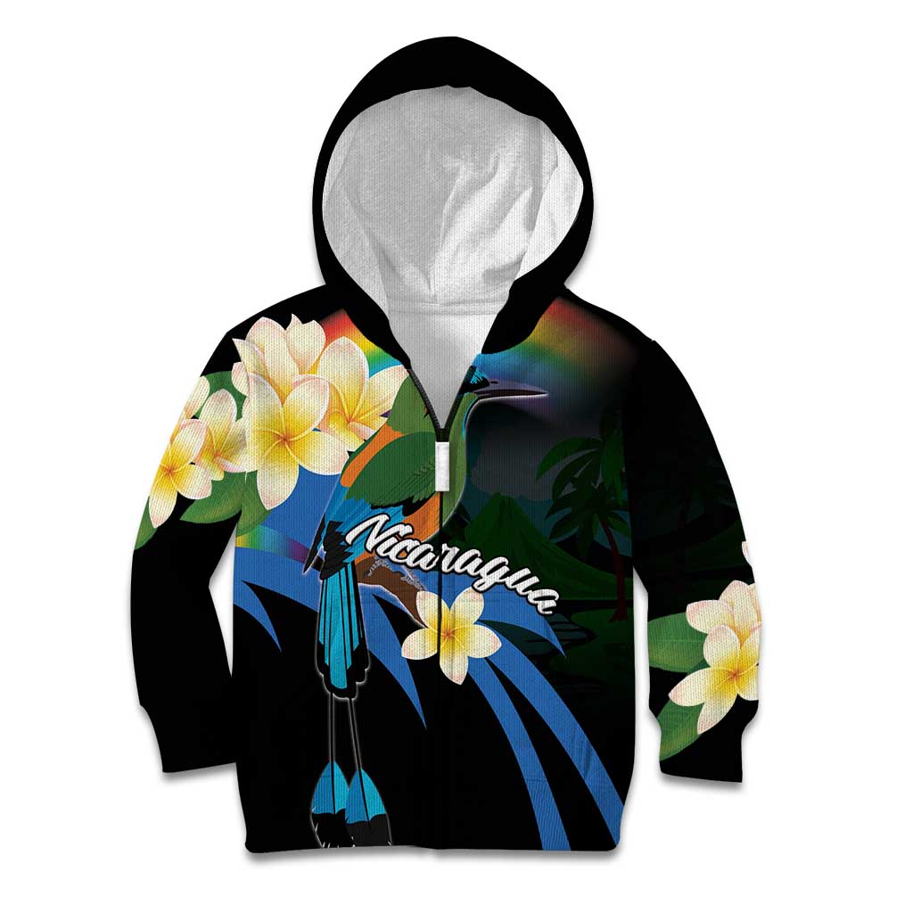 Nicaragua Independence Day Kid Hoodie En Dios confiamos - Wonder Print Shop