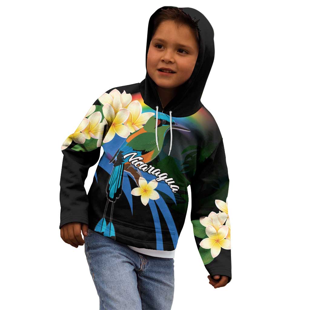 Nicaragua Independence Day Kid Hoodie En Dios confiamos - Wonder Print Shop