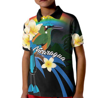 Nicaragua Independence Day Kid Polo Shirt En Dios confiamos - Wonder Print Shop